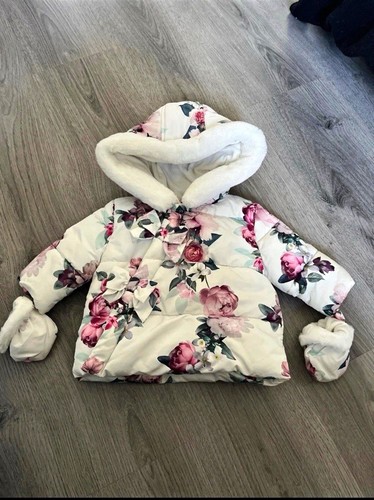 Lipsy baby girls hooded floral - lipsy,