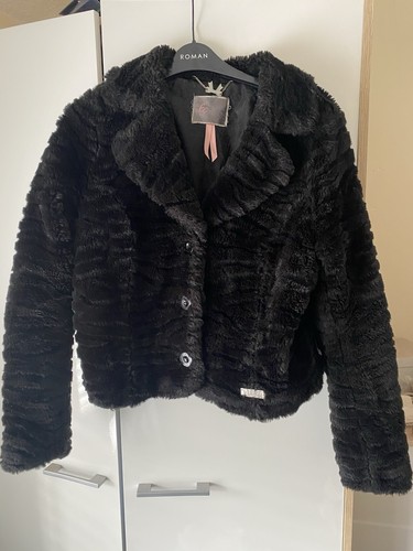 Ladies faux fur black - fur,