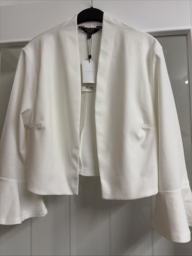 Lipsy white flute sleeve light - lipsy,
