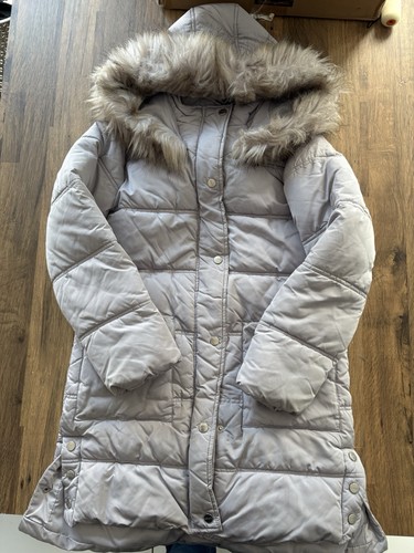 Lipsy girls long puffer coat - long,