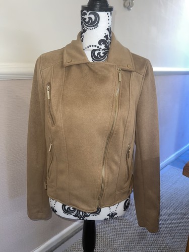 Lipsy camel suedette biker - lipsy,