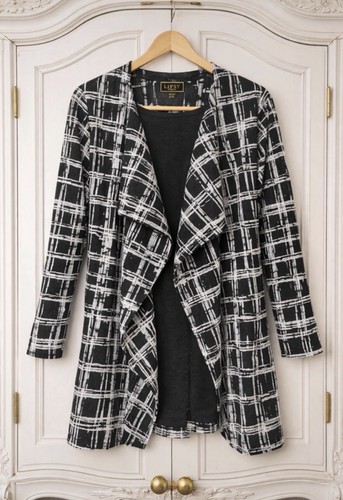 Lipsy london black white check - black,